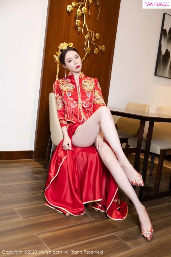 梦心玥  [XiuRen]高清写真图 2023.12.05 No.7766 梦心玥 婚嫁美腿第15张图片